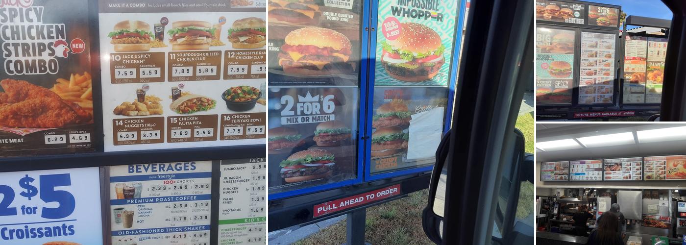 Burger King Menu