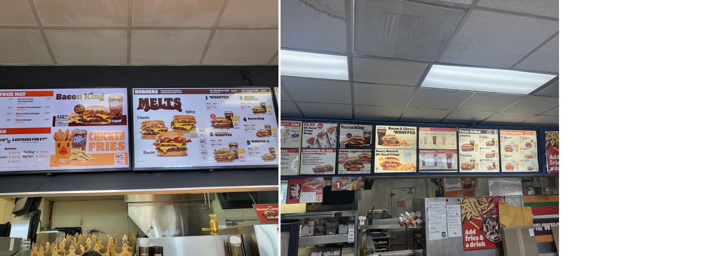 Burger King Menu