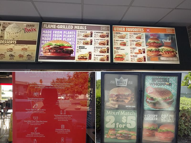 Burger King Menu