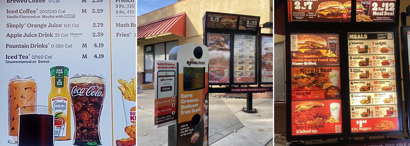 Burger King Menu