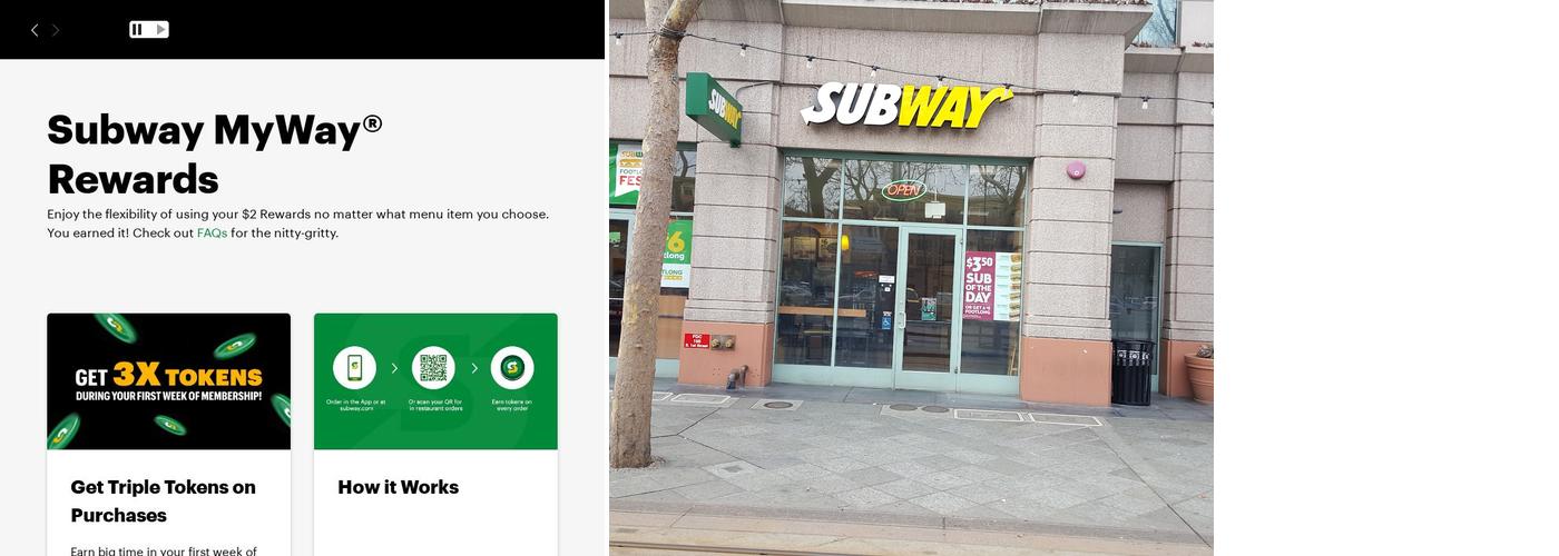 Subway Menu