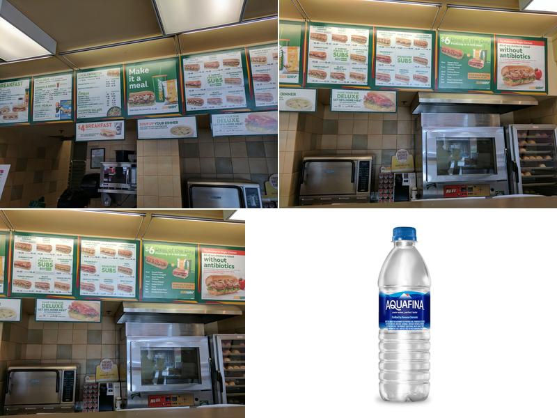 Subway Menu