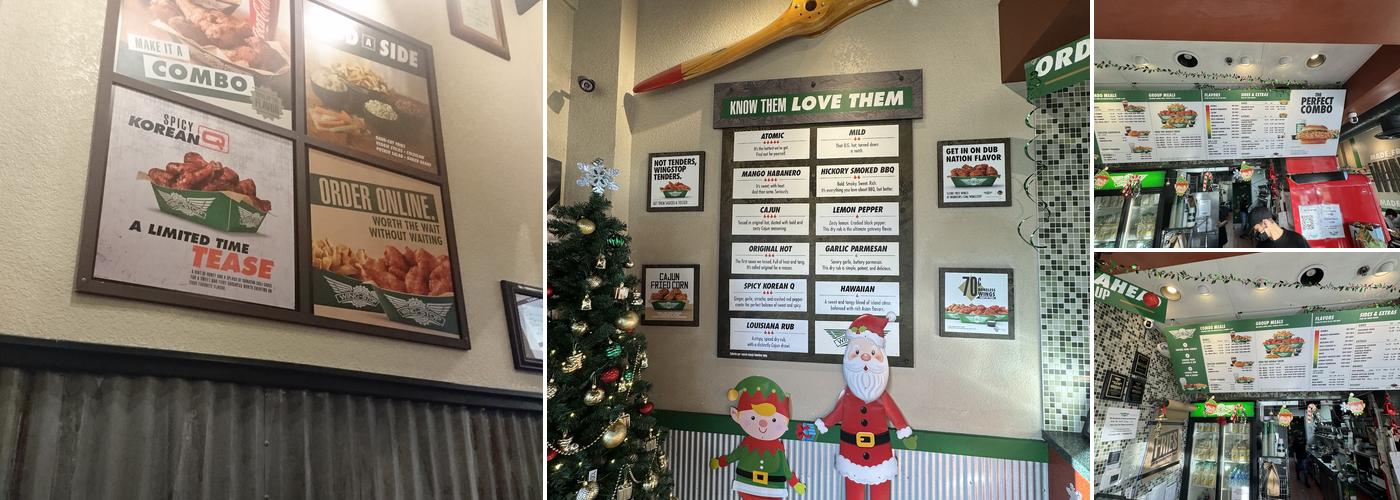 Wingstop Menu