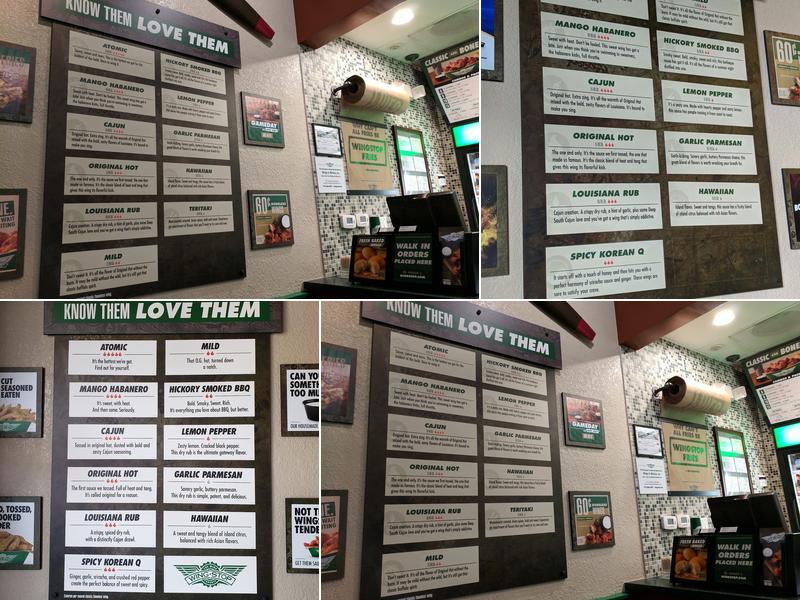 Wingstop Menu
