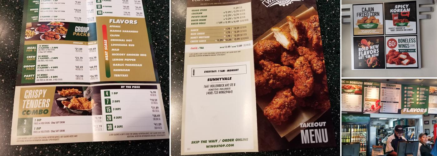 Wingstop Menu