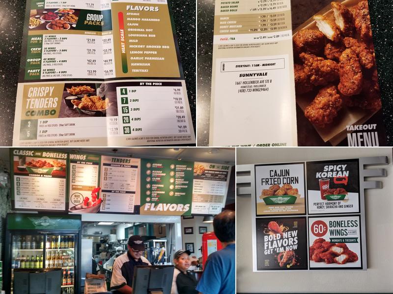 Wingstop Menu
