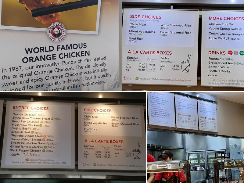 Panda Express Menu