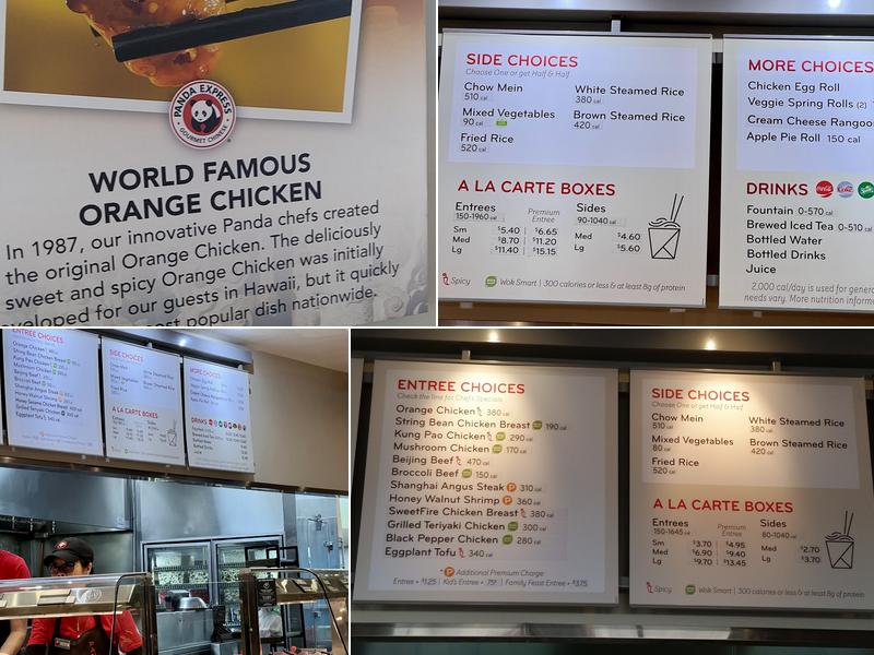 Panda Express Menu