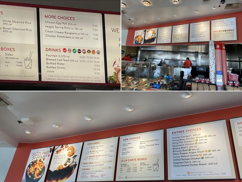 Panda Express Menu