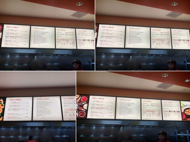 Panda Express Menu
