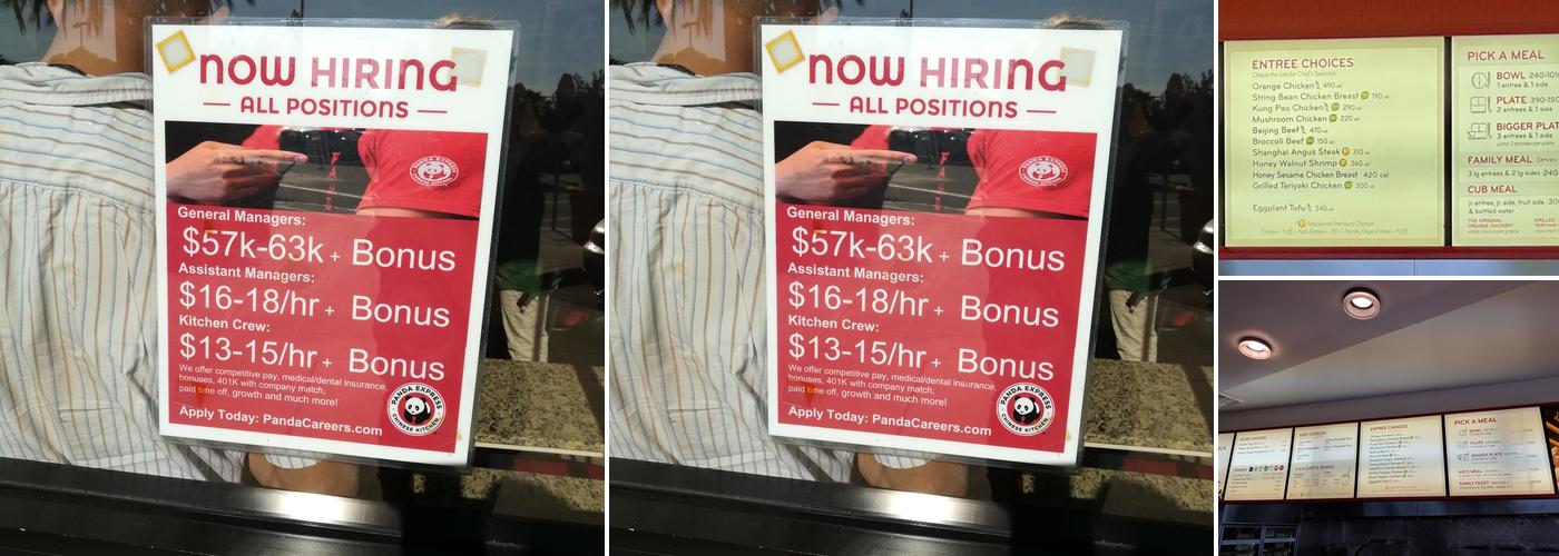Panda Express Menu