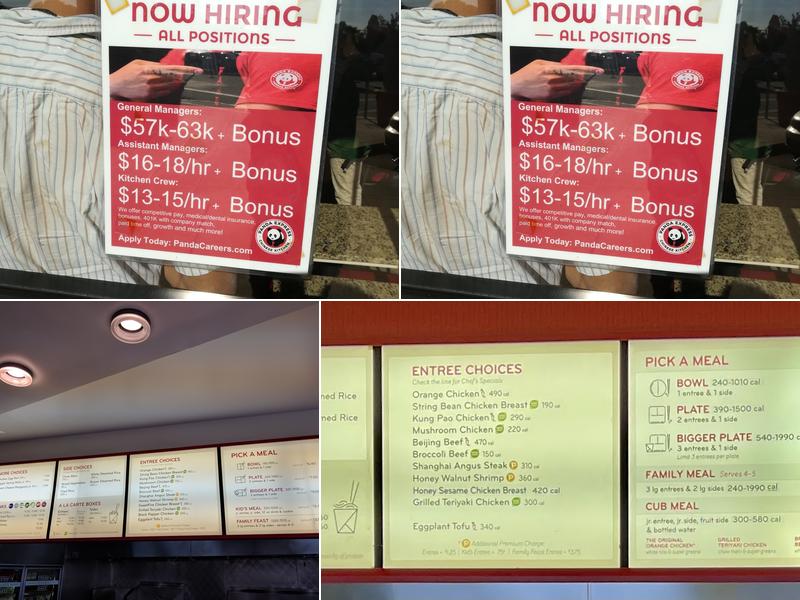 Panda Express Menu
