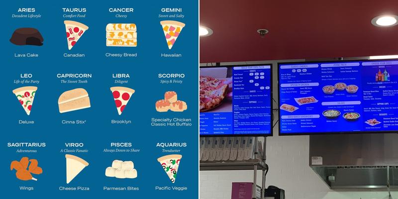 Domino's Pizza Menu