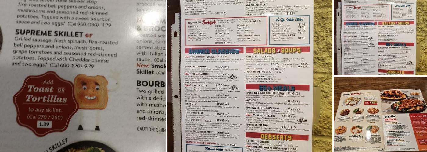 Denny's Menu