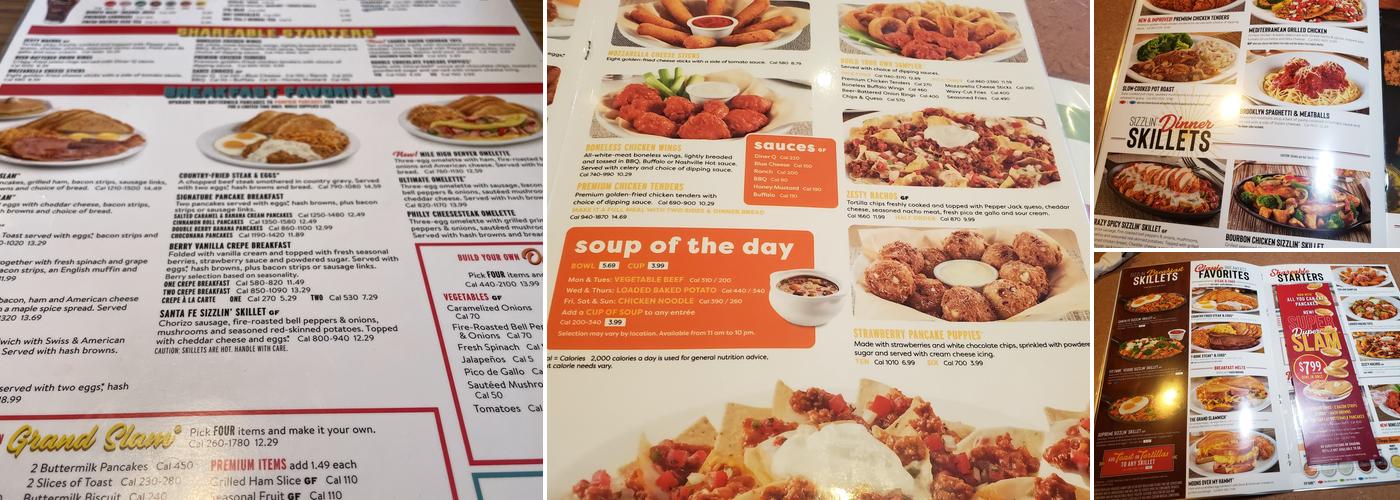 Denny's Menu