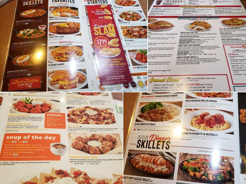 Denny's Menu