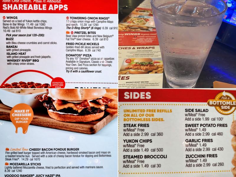 Red Robin Gourmet Burgers and Brews Menu