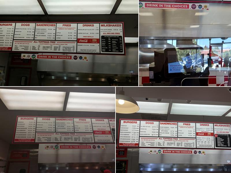 Five Guys Menu