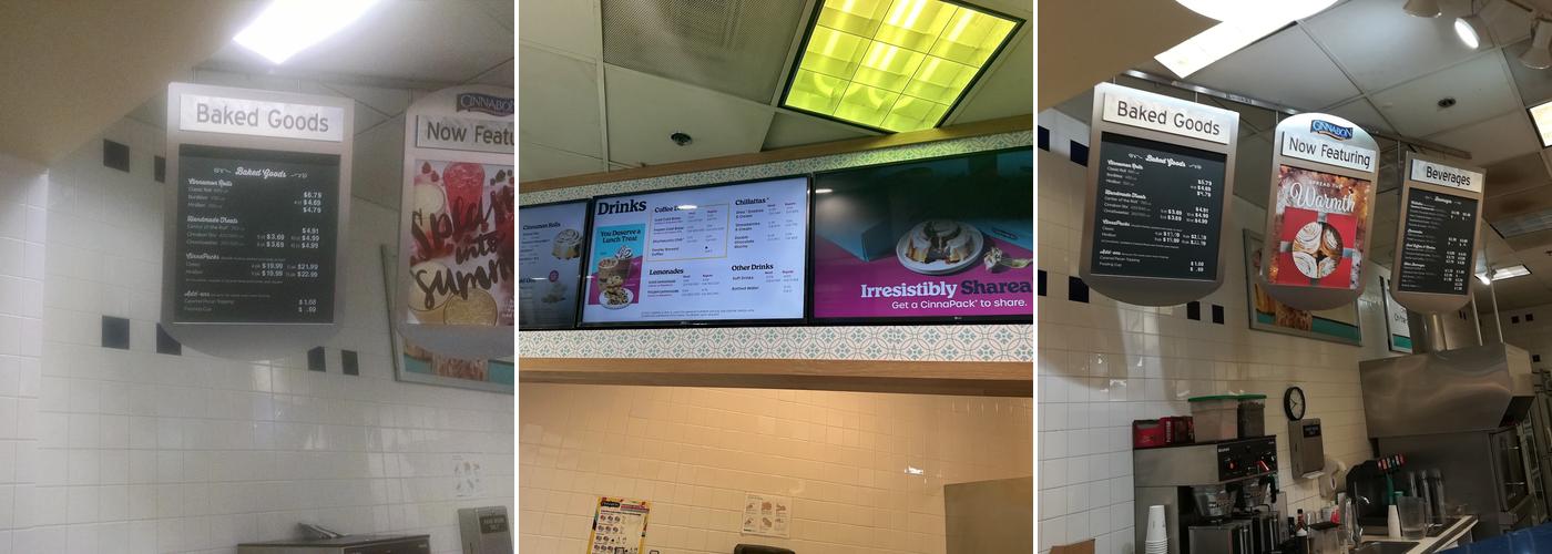 Cinnabon Menu