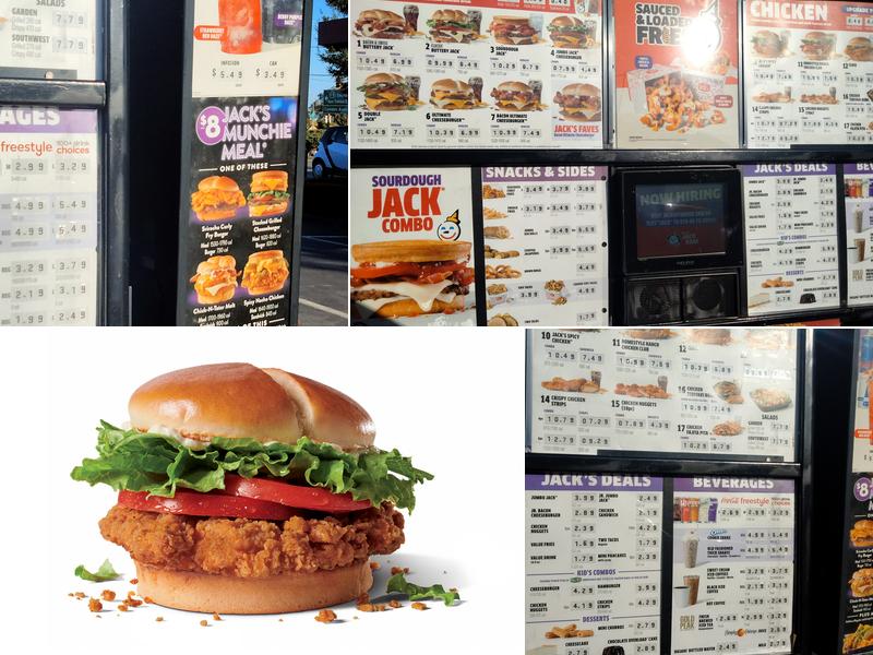 Jack In The Box Menu