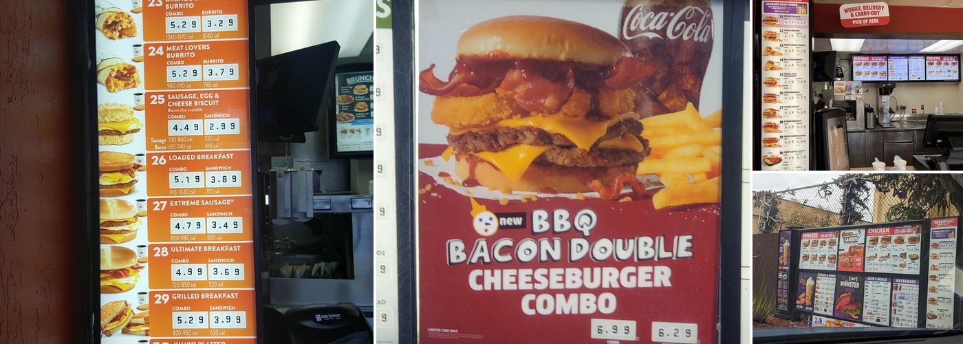 Jack In The Box Menu