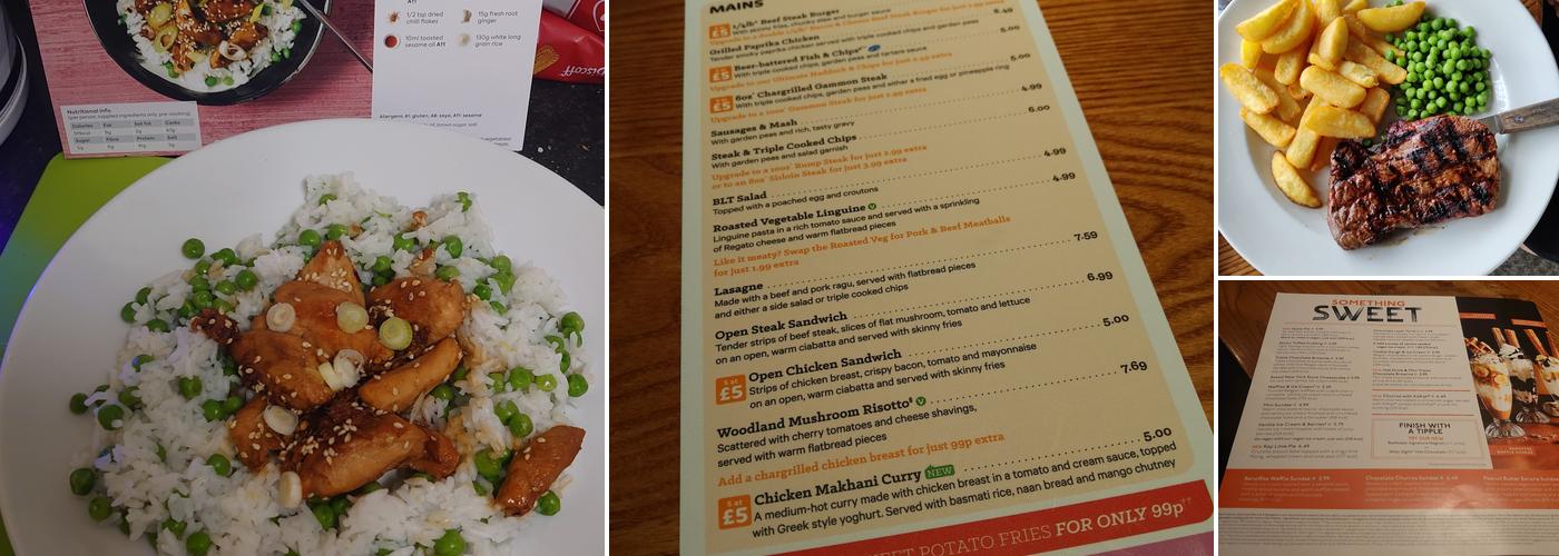 Beefeater Oyster Reach Menu