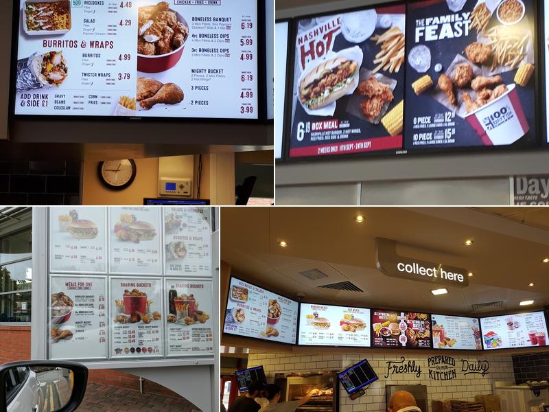 KFC Menu
