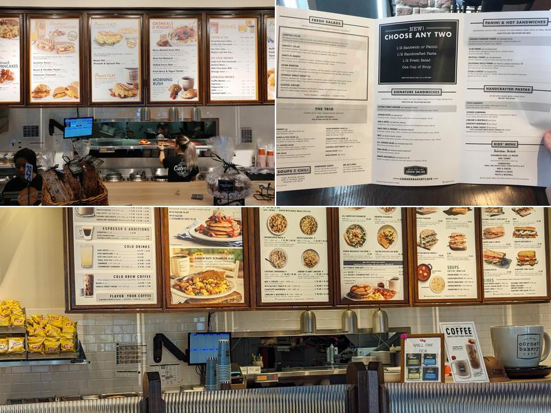 Corner Bakery Cafe Menu