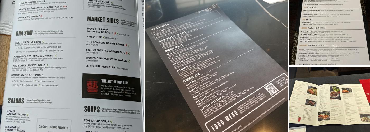 P.F. Chang's Menu