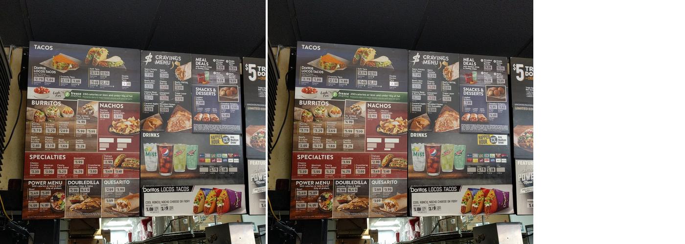 Taco Bell / KFC Menu