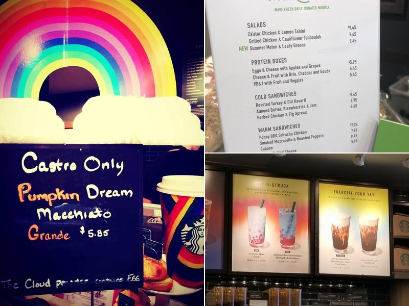 Starbucks Menu