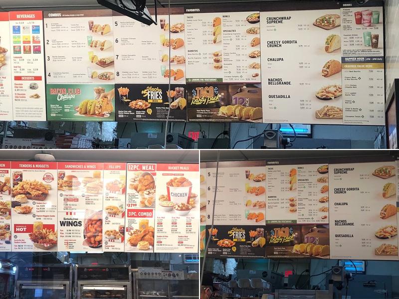 KFC Menu