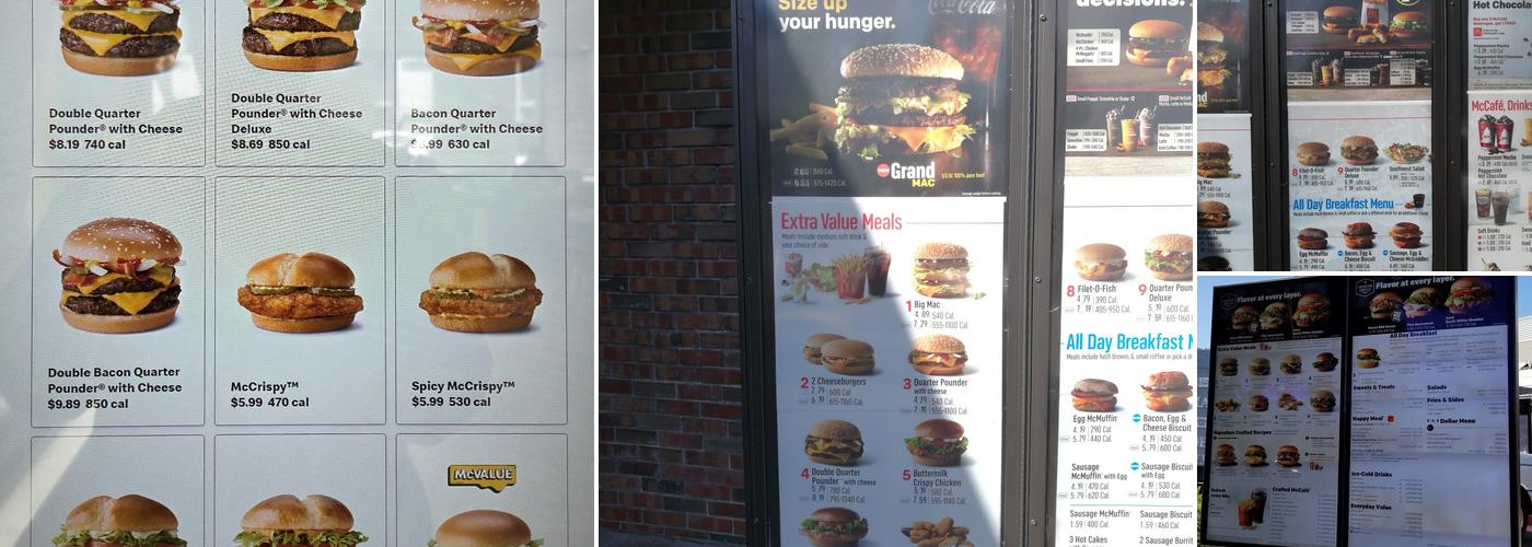McDonald's Menu