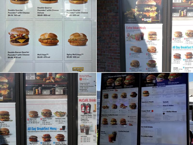 McDonald's Menu