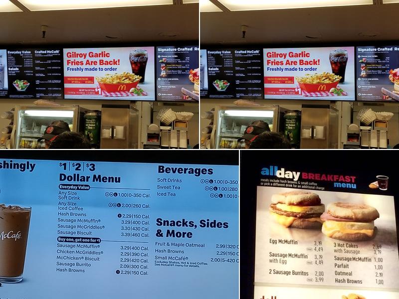 McDonald's Menu
