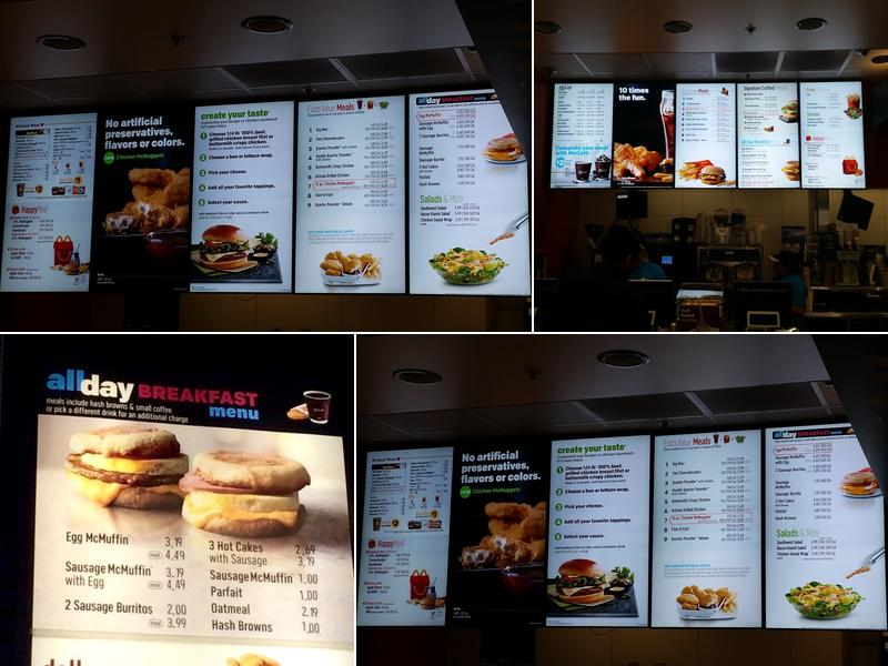 McDonald's Menu