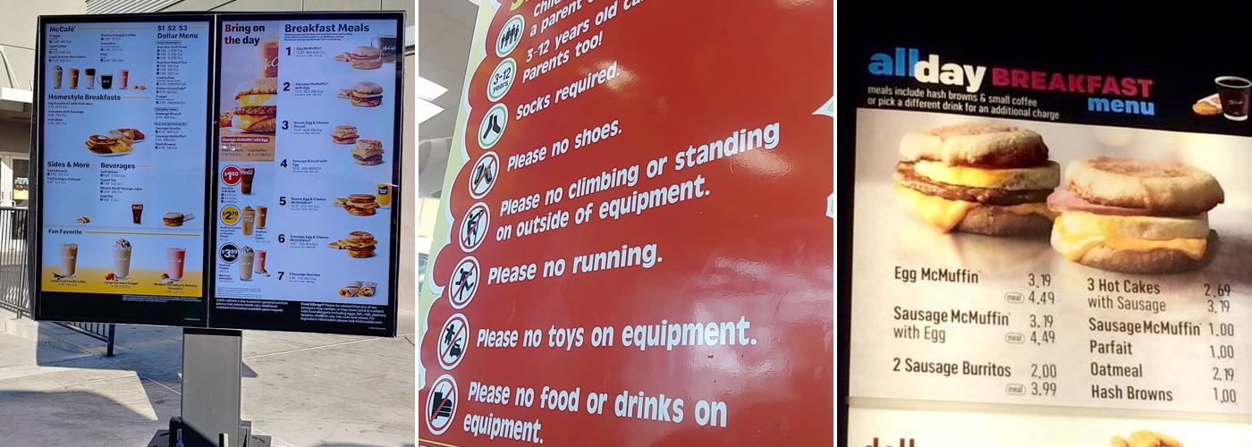 McDonald's Menu