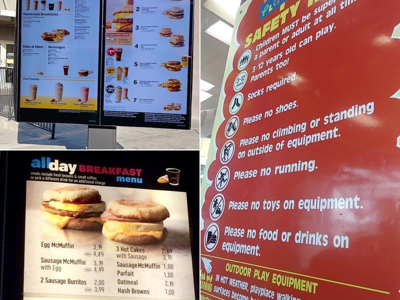 McDonald's Menu