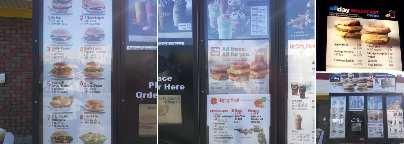 McDonald's Menu