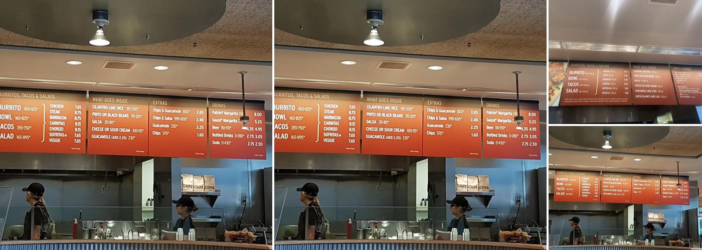 Chipotle Mexican Grill Menu