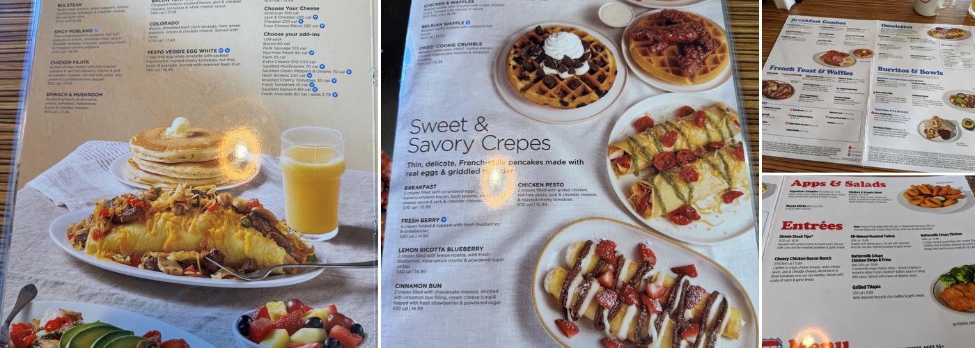 IHOP Menu