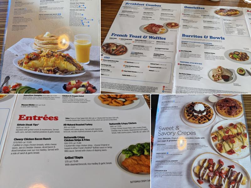 IHOP Menu