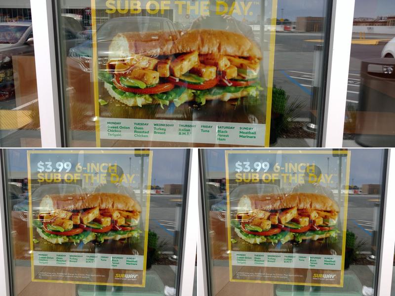 Subway Menu