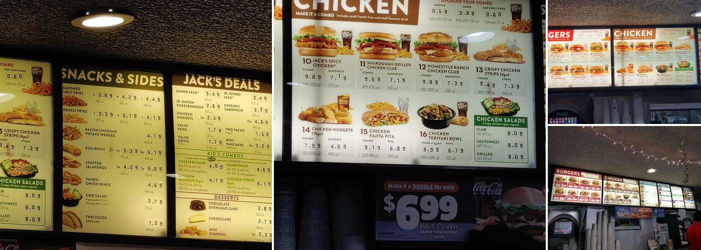 Jack In The Box Menu
