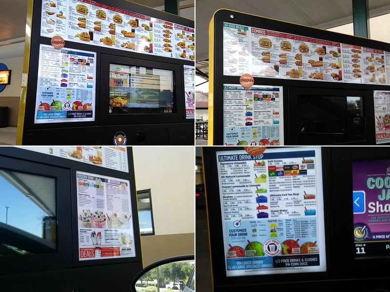 Sonic Drive-In Menu