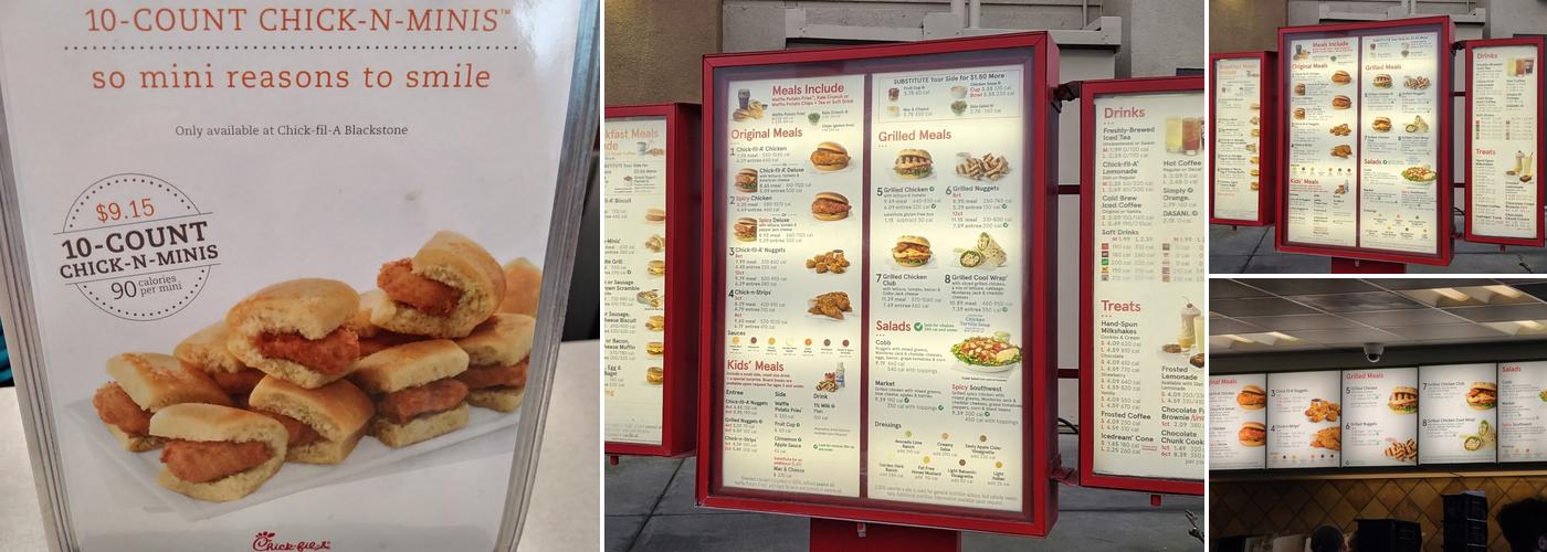 Chick-fil-A Menu