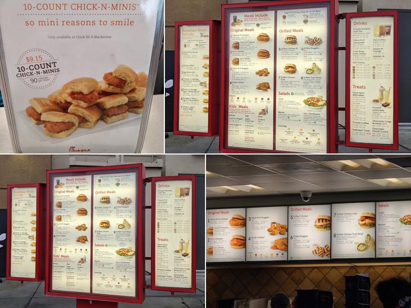 Chick-fil-A Menu