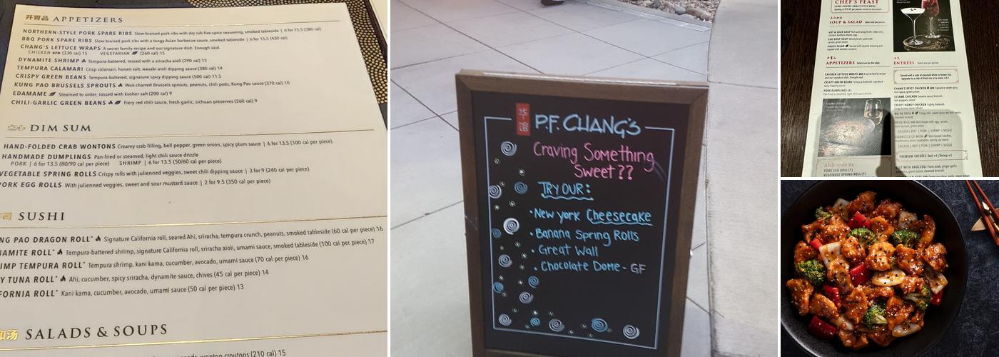 P.F. Chang's Menu