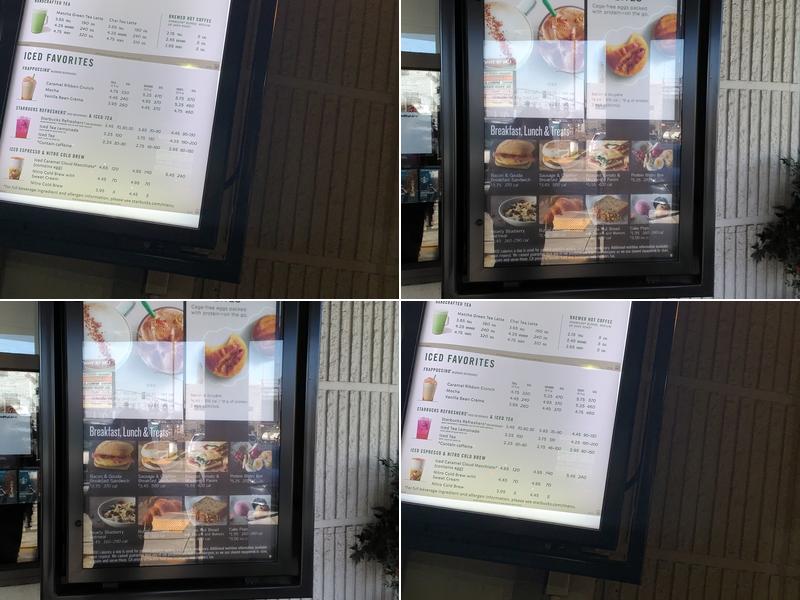 Starbucks Menu