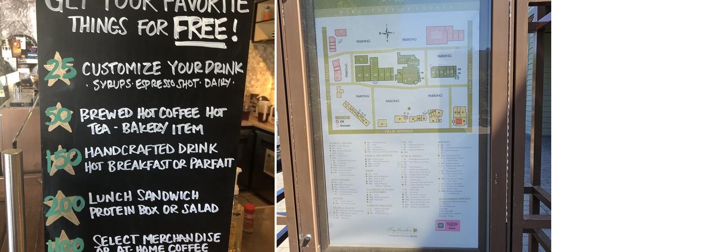 Starbucks Coffee Company Menu
